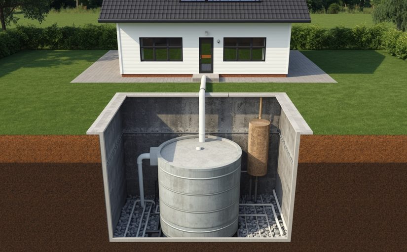 Kompleksowy poradnik obejmujący świadomego wyboru, osadzenia oraz świadomego korzystania z zbiornika betonowego
